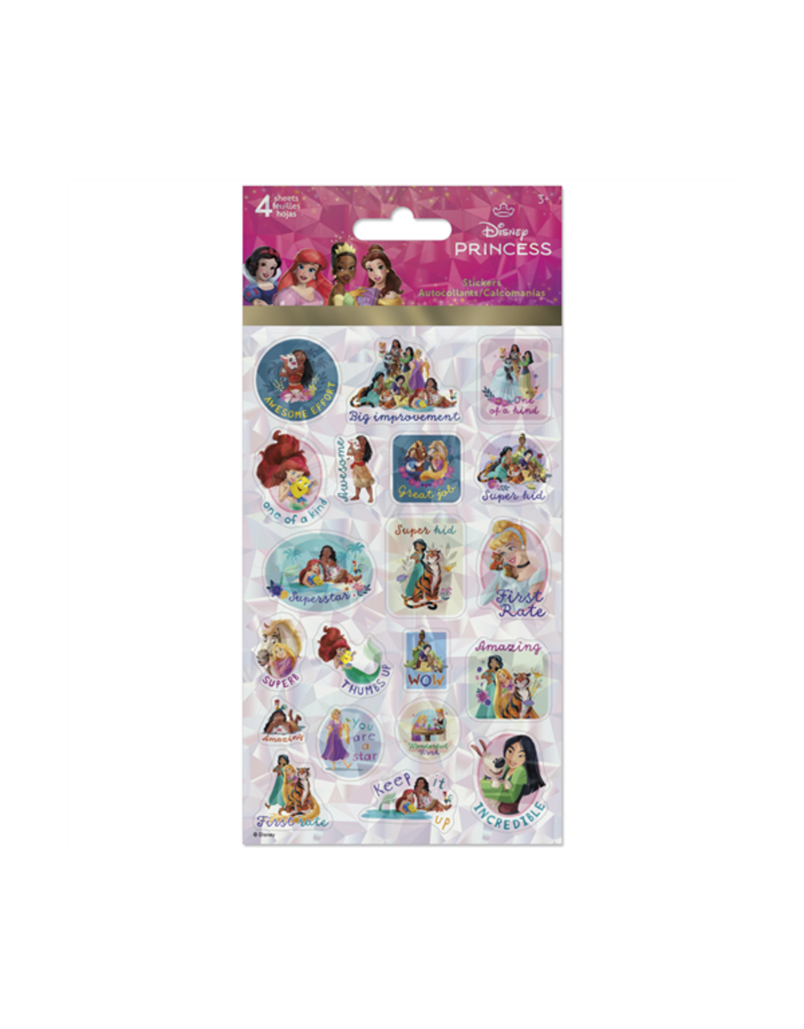 Disney - Princess Educational Stickers - Dance Like You Mean it Stickers