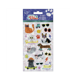 Paw-sitive Vibes Stickers