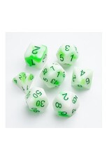 Dice: 7pc: Glow Series: Toxic Stones