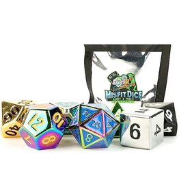 Dice: 7pc: 16 mm: Metal: Mystery Misfit Set