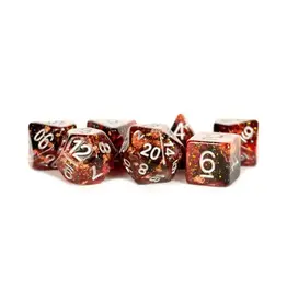 Dice: 7pc: 16mm: Resin: Eternal Fire