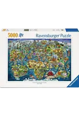 Ravensburger Illustrated World Map 5000pc