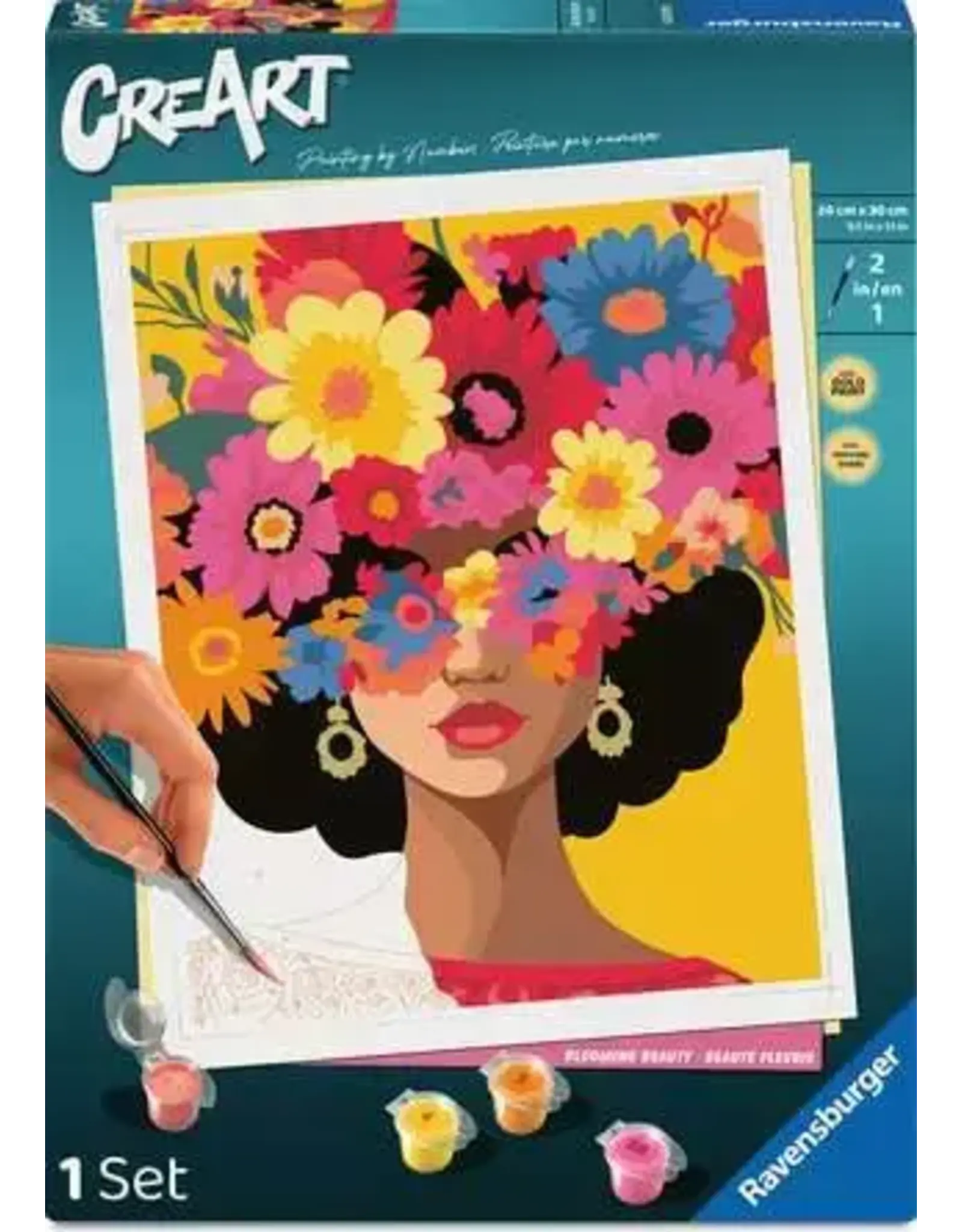 Ravensburger CreArt Paint By Number - Blooming Beauty