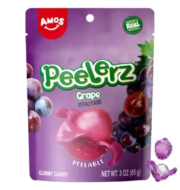 Amos Peelerz Gummy Grape - CLEARANCE