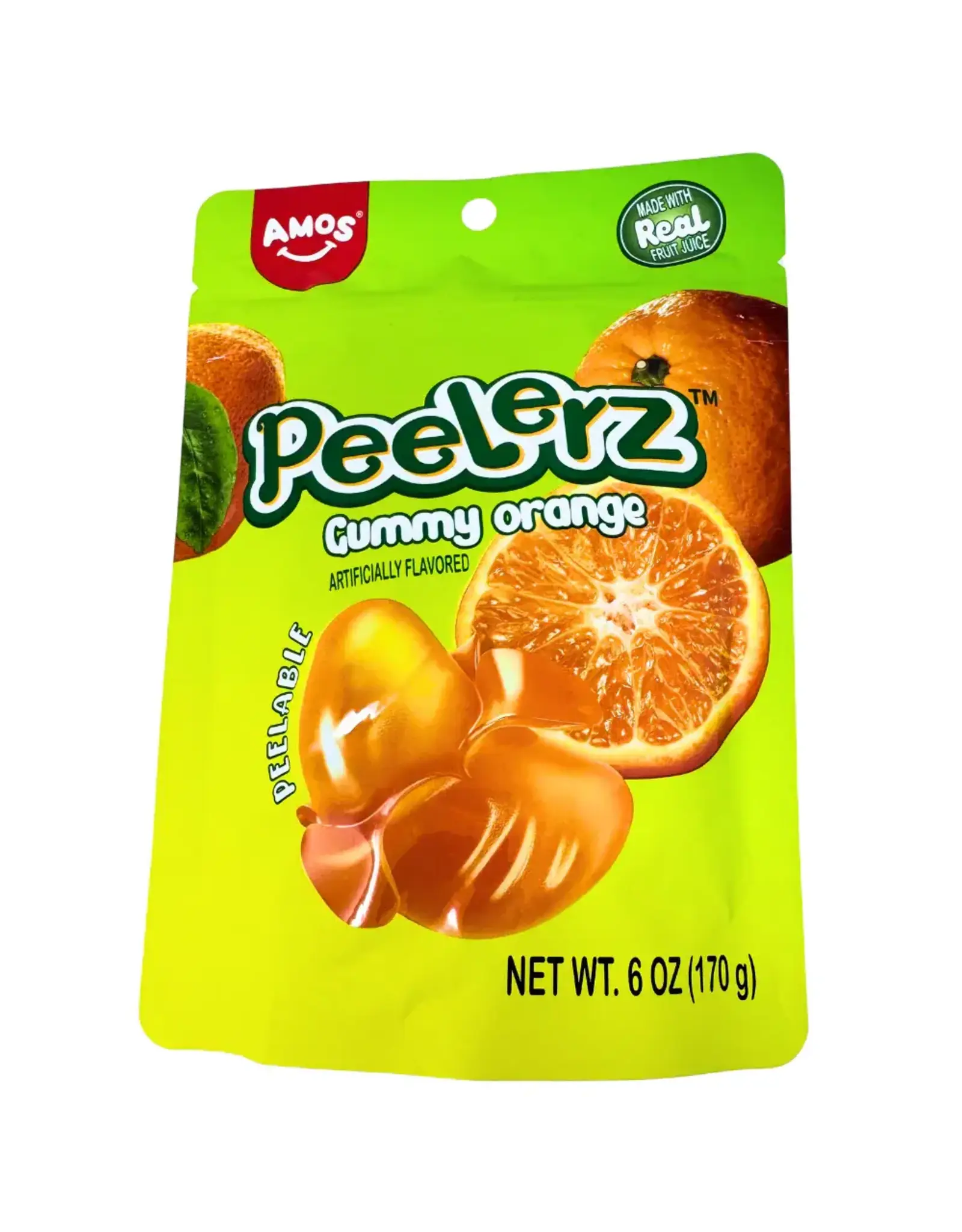 Amos Peelerz Gummy Orange 6oz