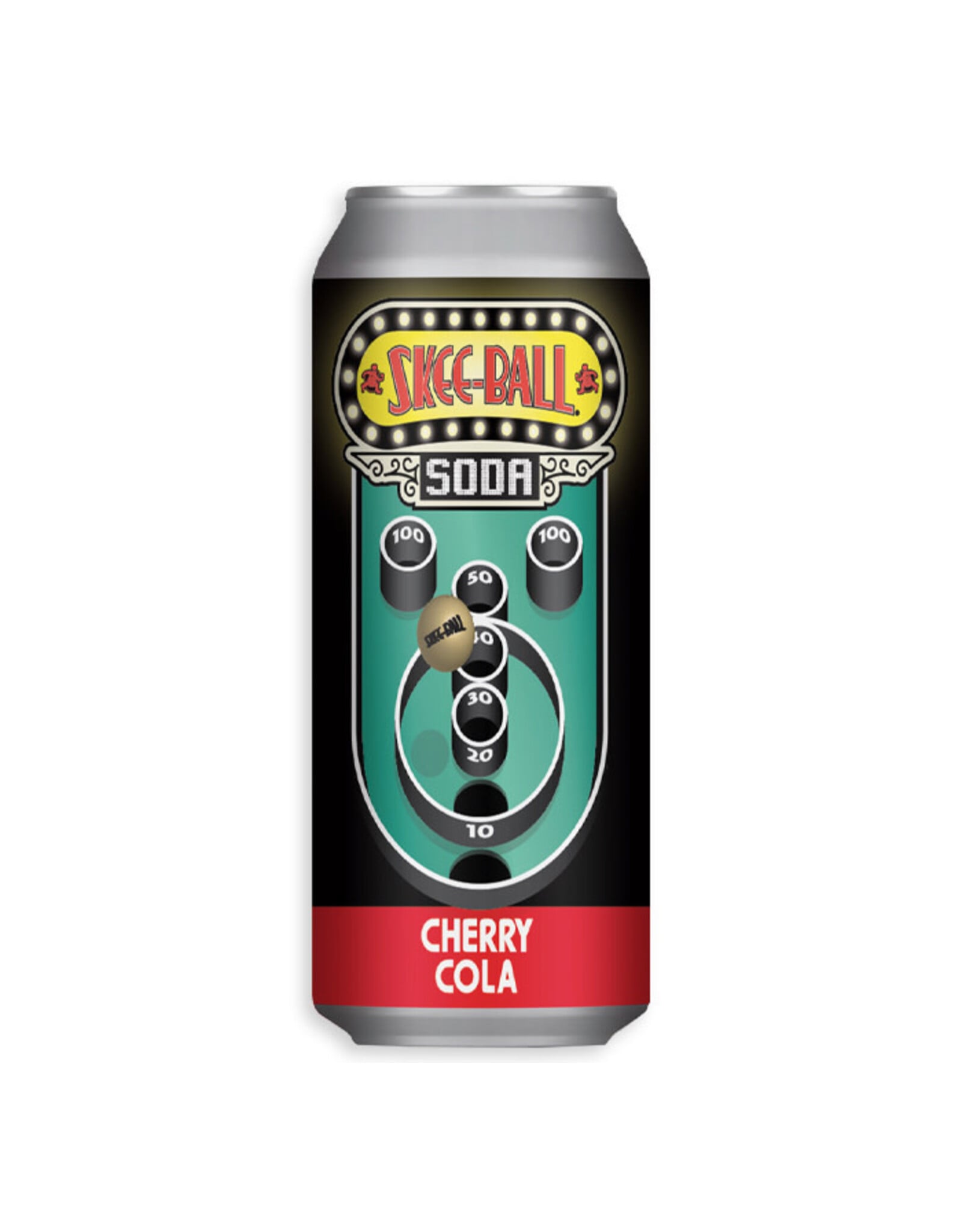 Rocket Fizz Skee-Ball Cherry Cola Can