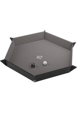Magnetic Dice Tray: Hexagonal: Black / Gray