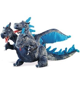 Folkmanis Folkmanis Blue Three-Headed Dragon Puppet