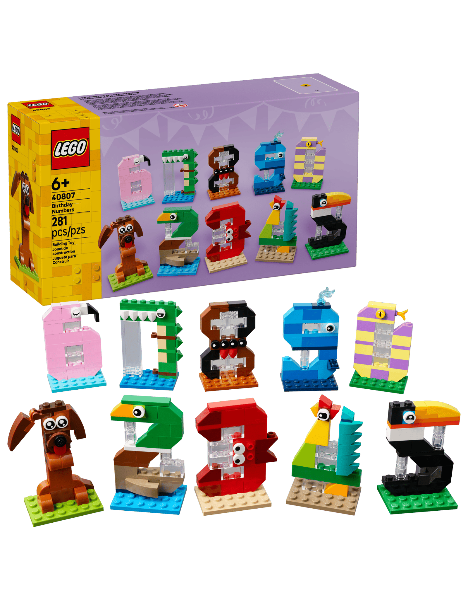 Lego Birthday Numbers