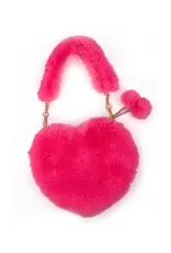 Great Pretenders Pinky Promise Furry Fuchsia Purse