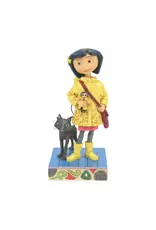 Jim Shore Coraline in Yellow Raincoat