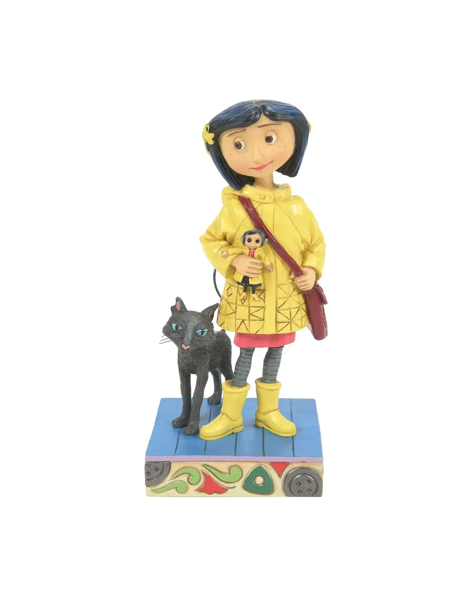 Jim Shore Coraline in Yellow Raincoat