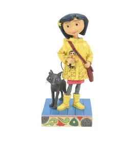 Jim Shore Coraline in Yellow Raincoat