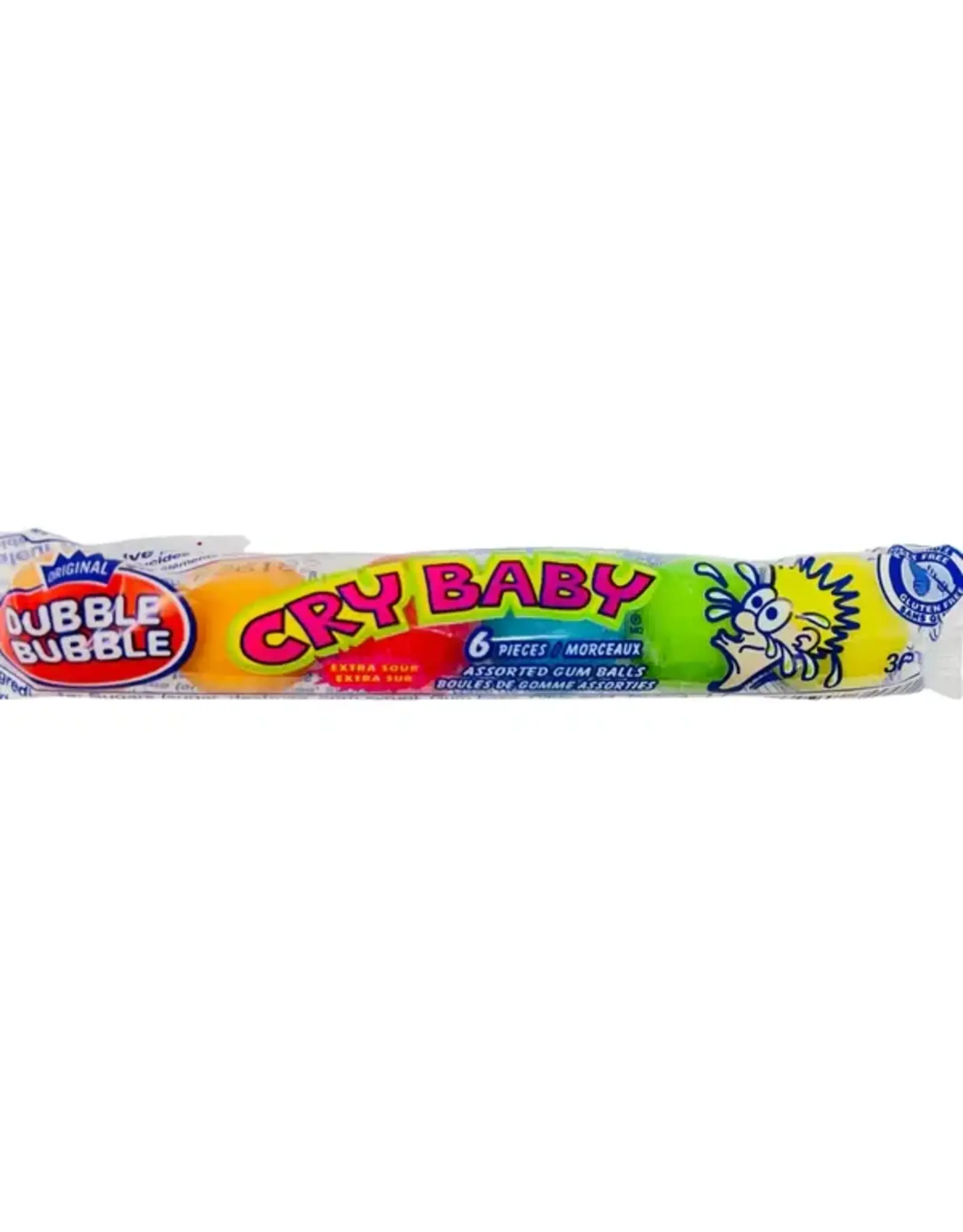 Cry Baby Sours Gumballs 6 Ball Tube