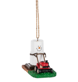 Ganz S'mores Lawn Mowing Ornament