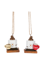Ganz S'mores Warm Drink Ornaments Assorted