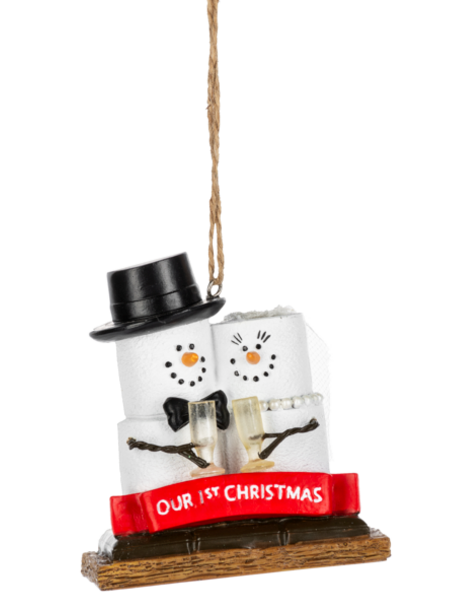 Ganz S'mores Ornament - Our 1st Christmas