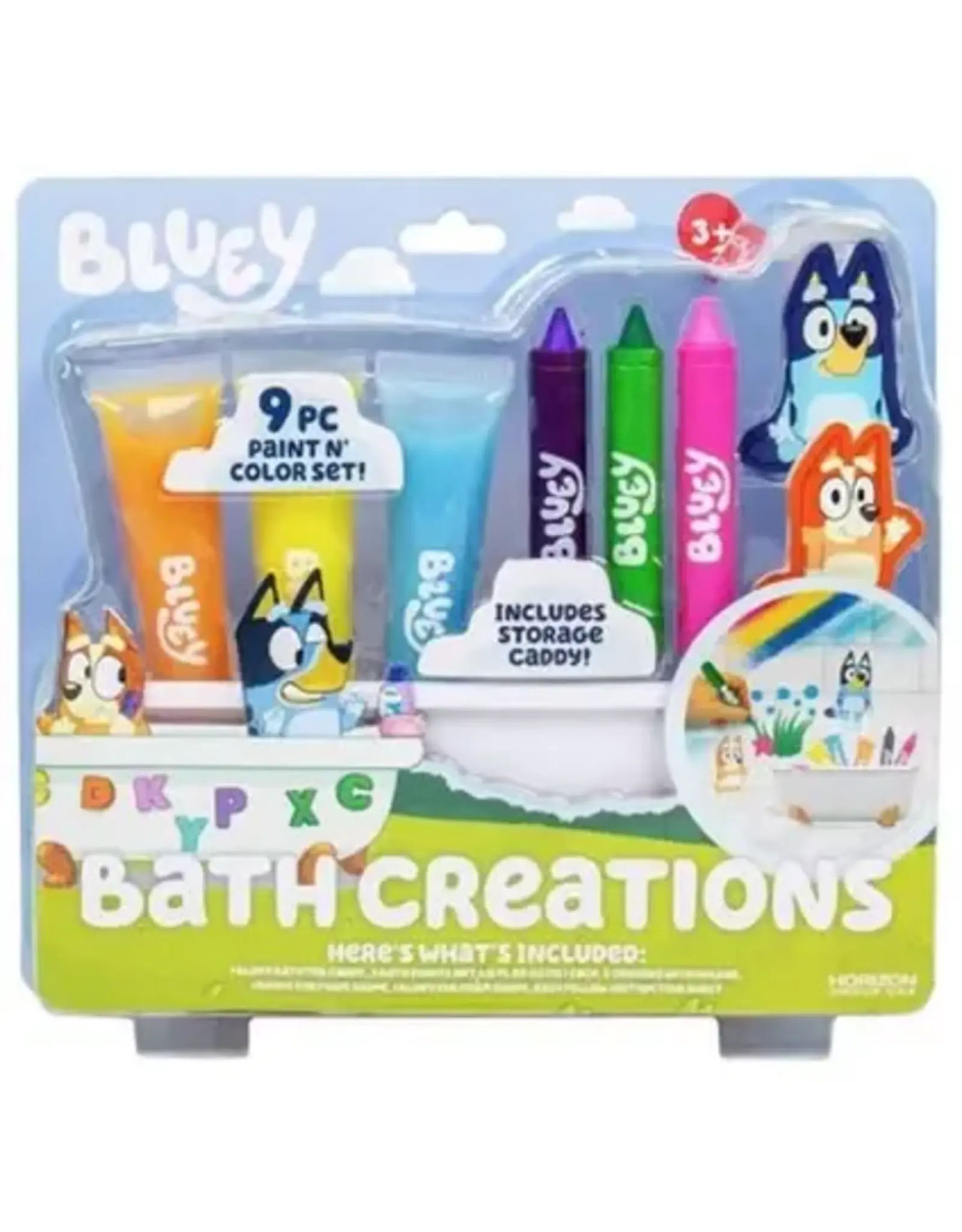 Bluey Creative Bath Colouring