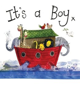 Alex Clark Art It's a Boy Ark Card