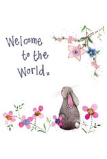 Alex Clark Art Welcome To The World Card