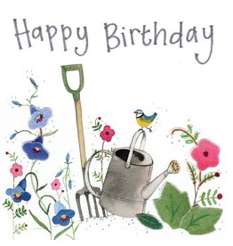 Alex Clark Art Gardening Birthday Card