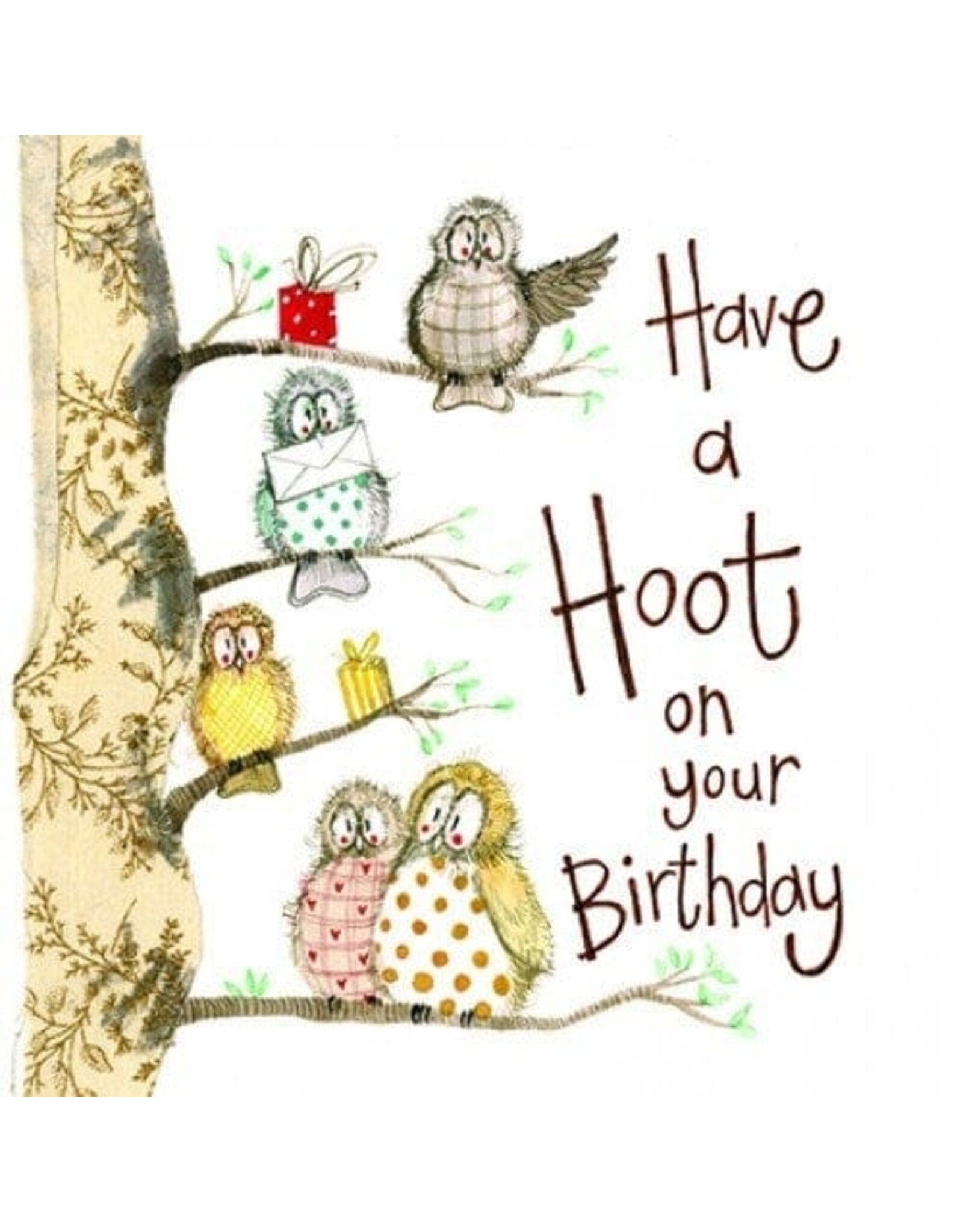 Alex Clark Art Hooters Birthday Card