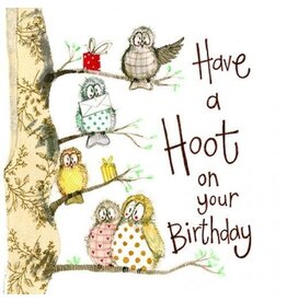 Alex Clark Art Hooters Birthday Card