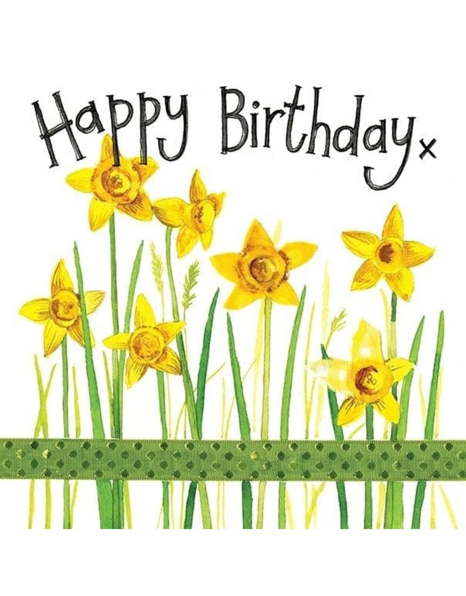 Alex Clark Art Daffodils Birthday Card