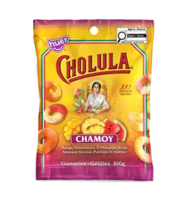 Huer Cholula Chamoy Tropical Gummy Ring Mix 100g