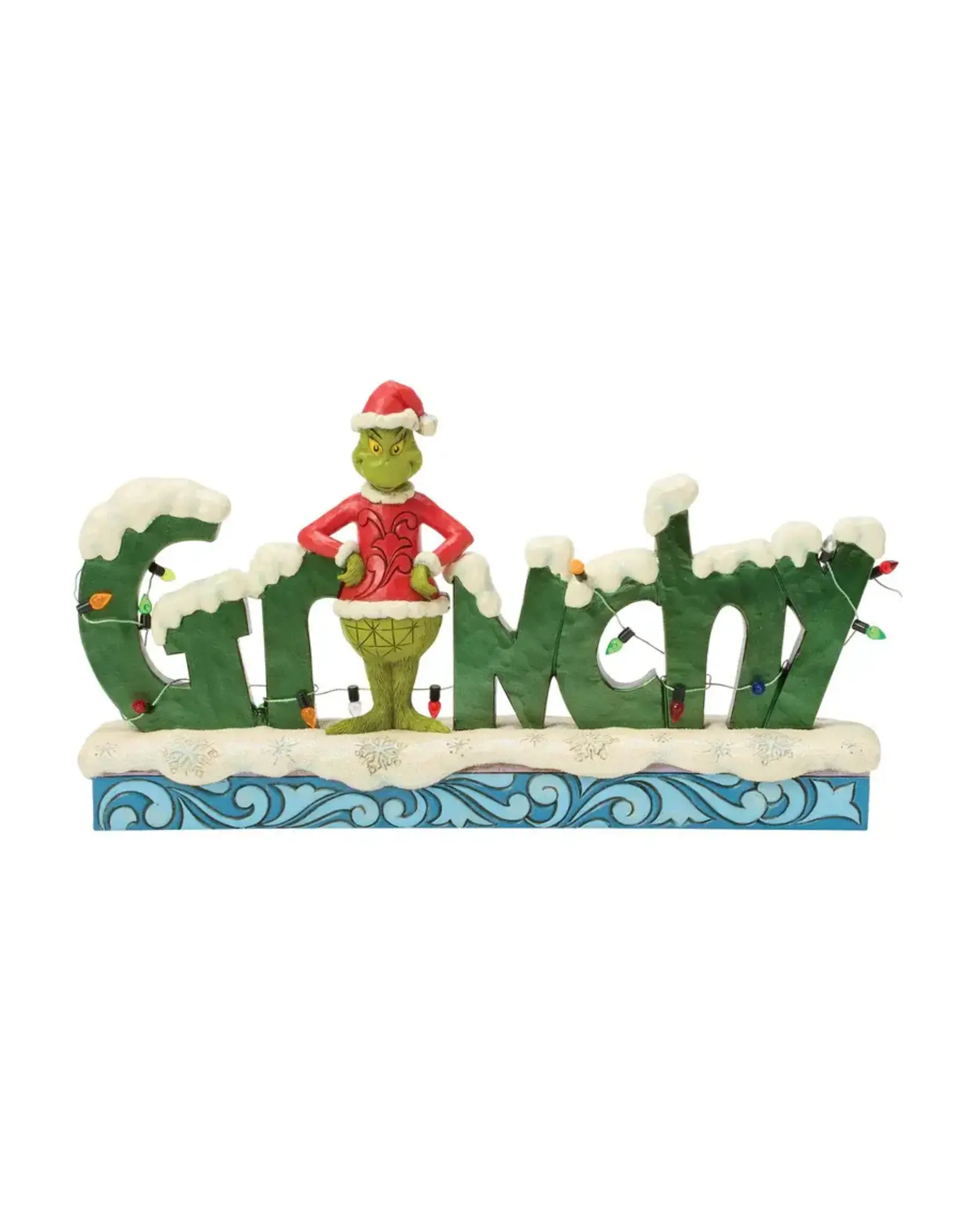 Jim Shore Grinchy Word Figurine