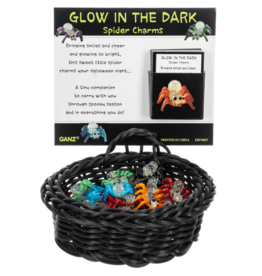Ganz Glow in the Dark Spider Charm