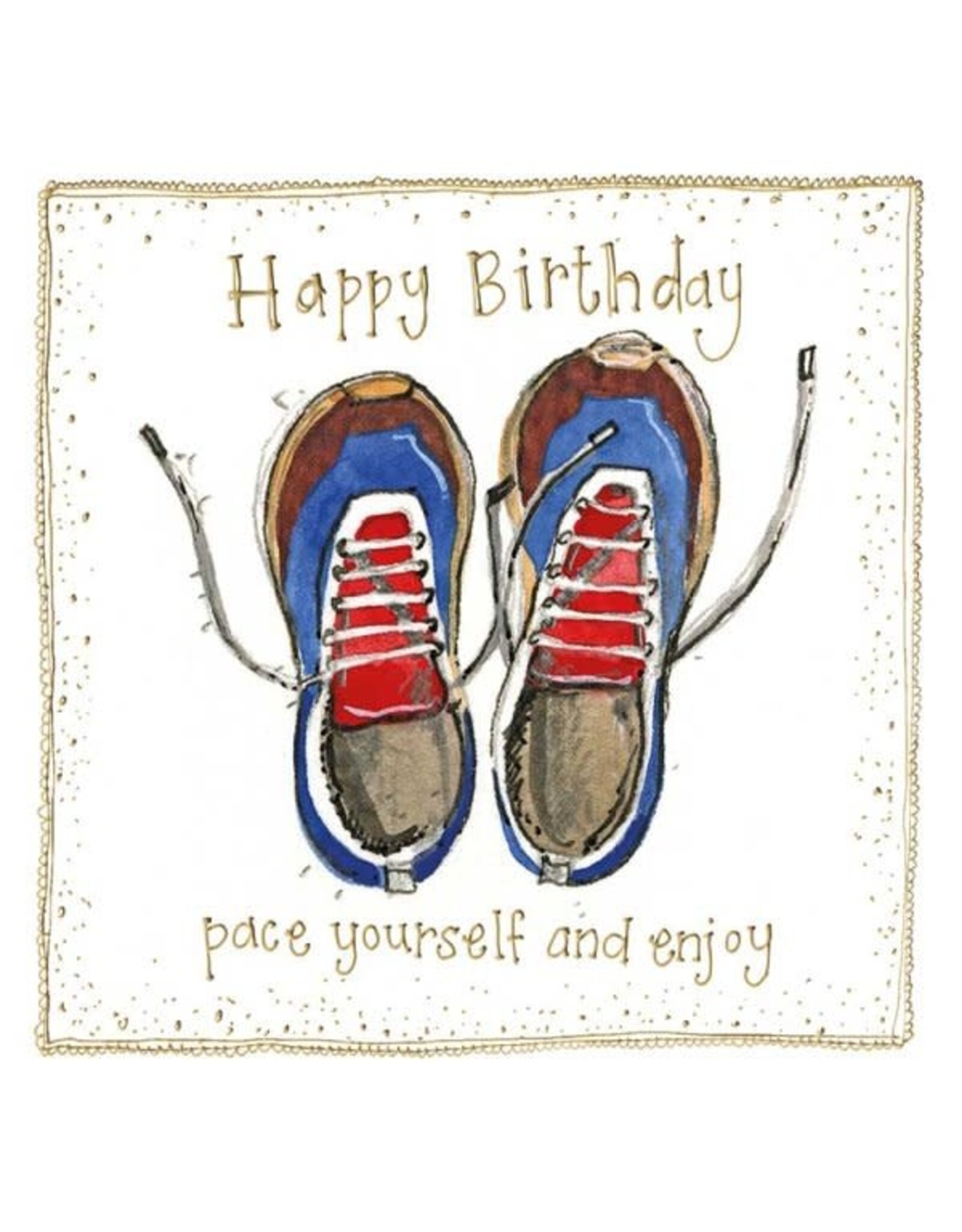 Alex Clark Art Running Shoes Card