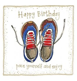 Alex Clark Art Running Shoes Card