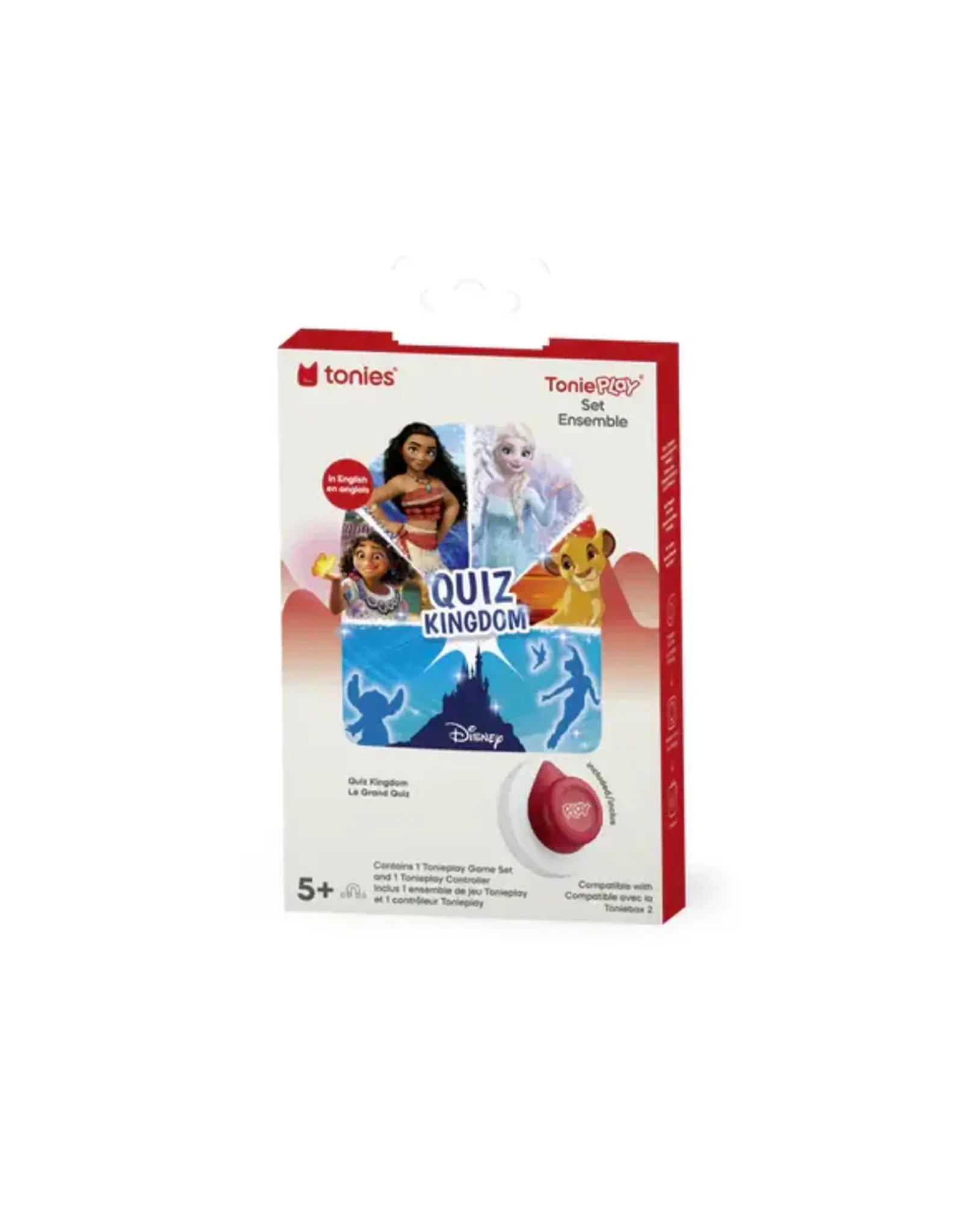 Tonies Tonies Box 2 - Play Game & Controller Set: Disney Trivia