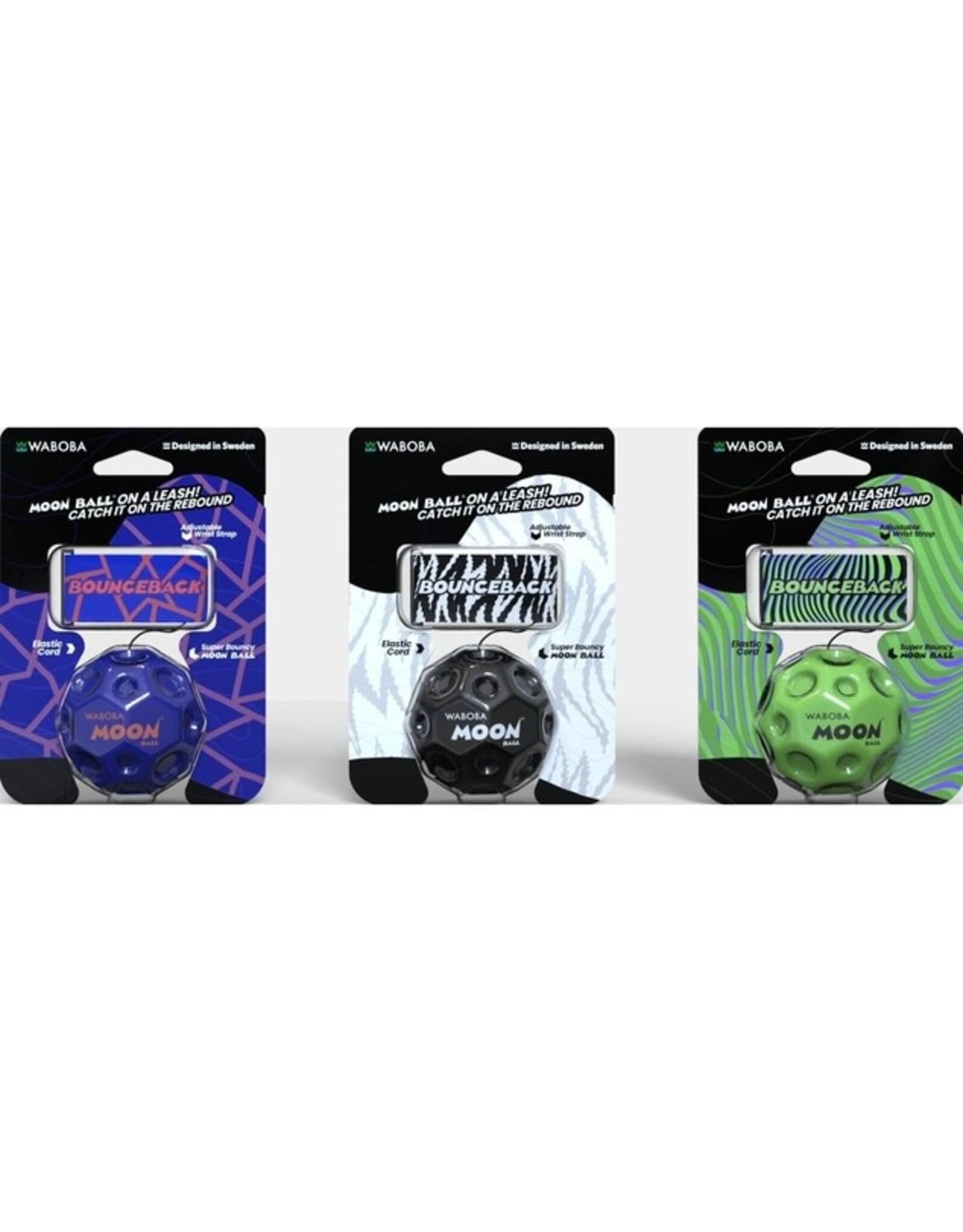 Waboba Waboba Solid Colours Bounce Back Moon Ball Assorted