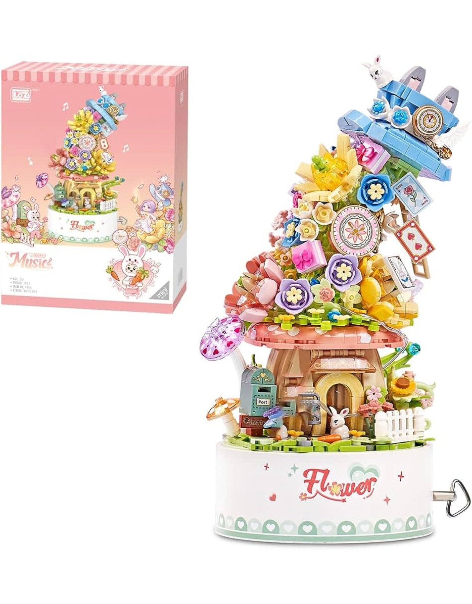LOZ Flower Music Box Mini Block Set
