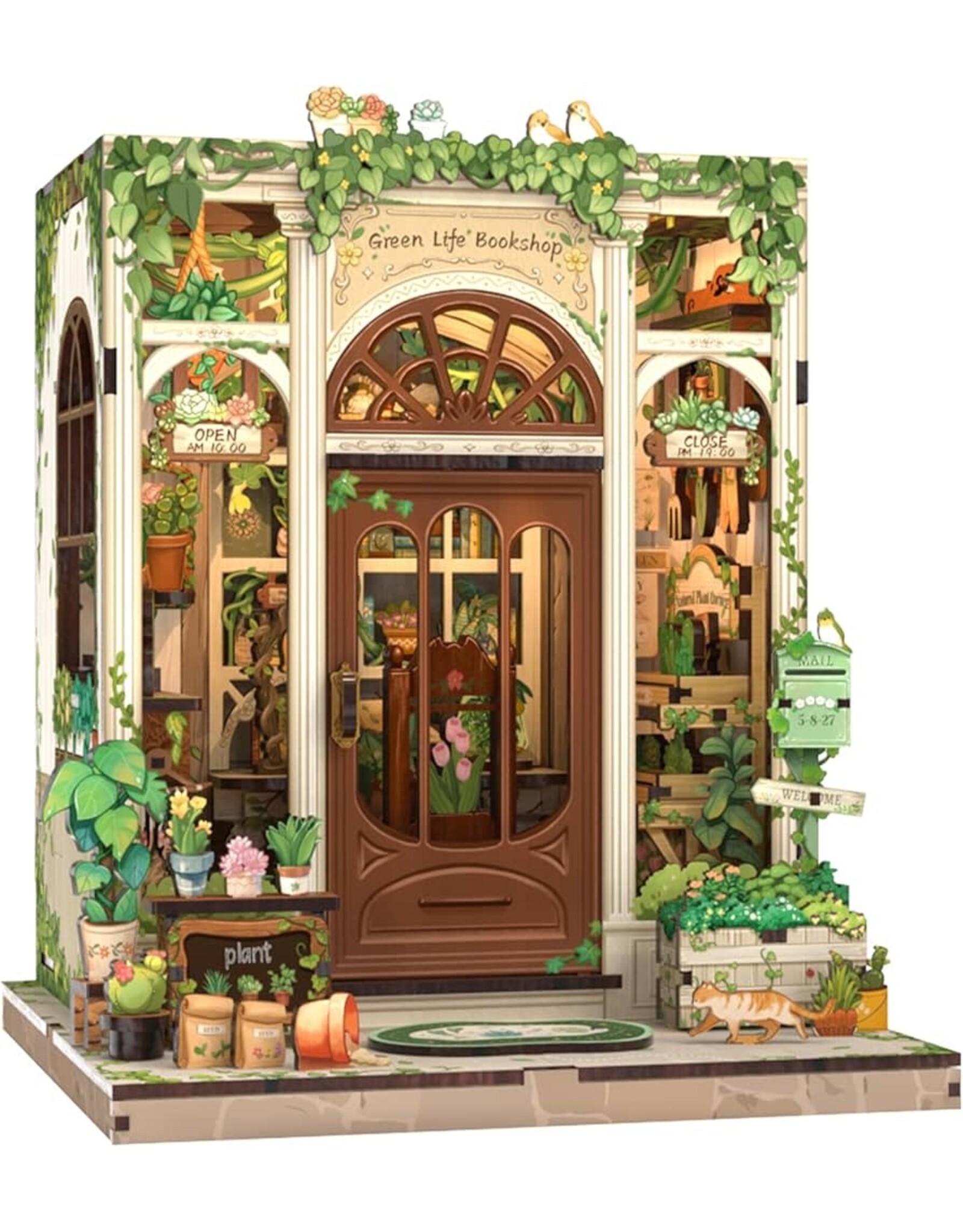 Robotime DIY - Green Life Bookshop