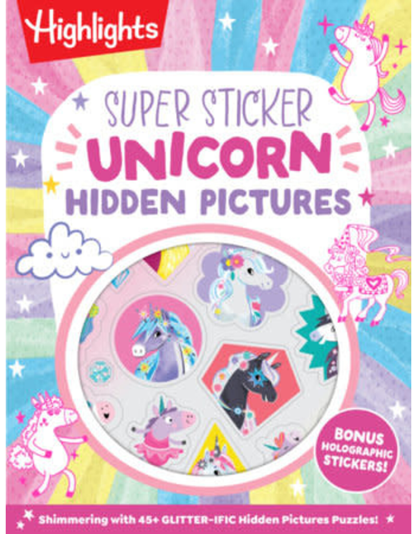 Highlights Highlights Super Sticker Unicorn Hidden Pictures