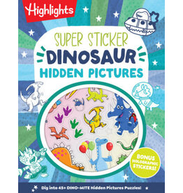 Highlights Highlights Super Sticker Dinosaur Hidden Pictures