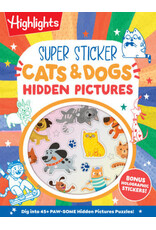 Highlights Highlights Super Sticker Cats & Dogs Hidden Pictures