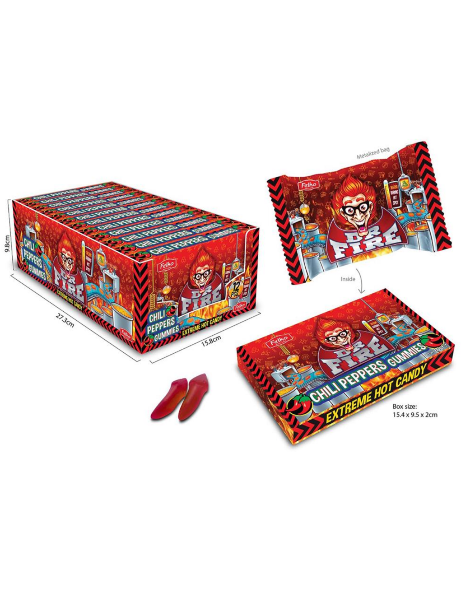 Dr. Fire Chili Pepper Gummies – Theatre Box