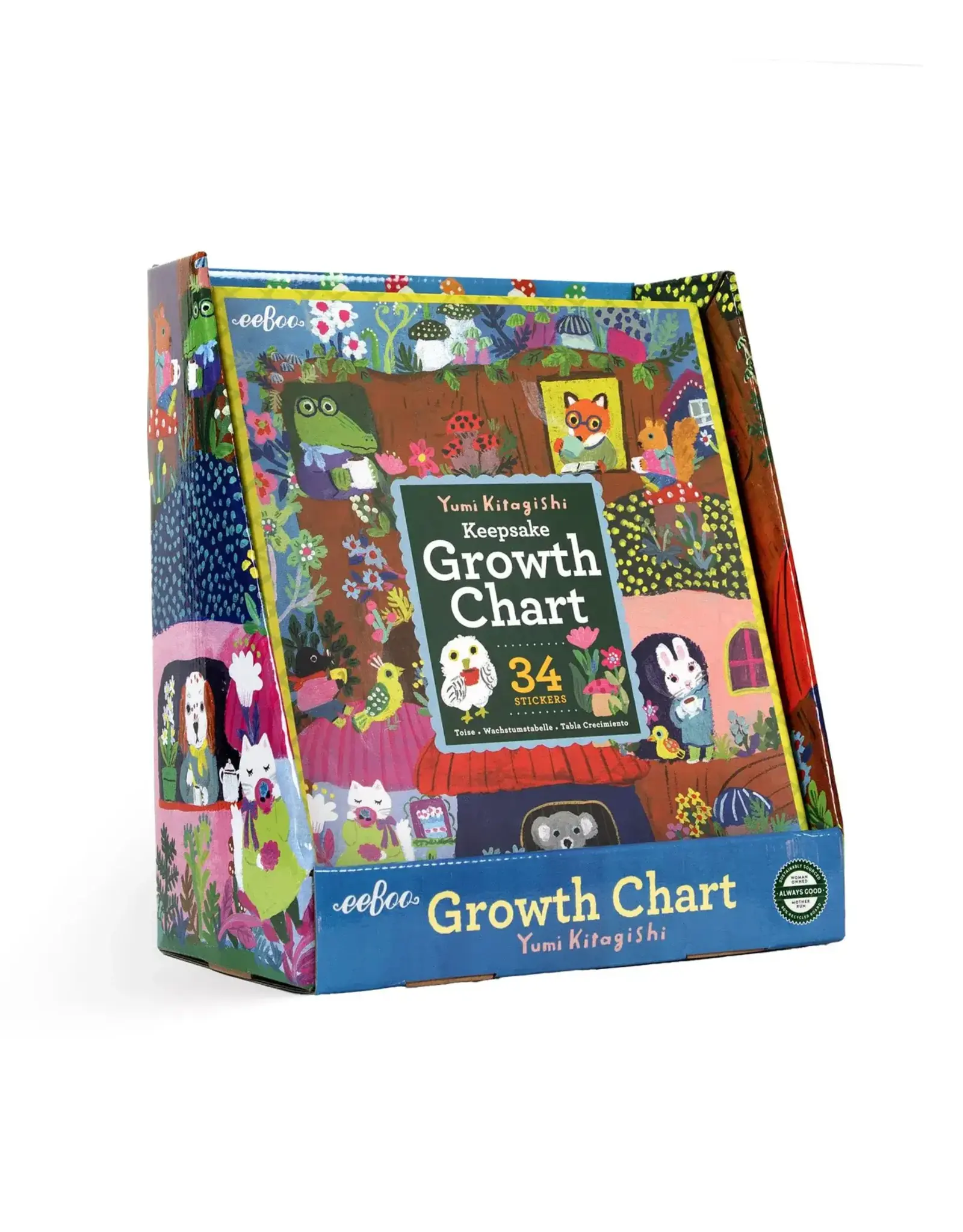 eeBoo Keepsake Growth Chart