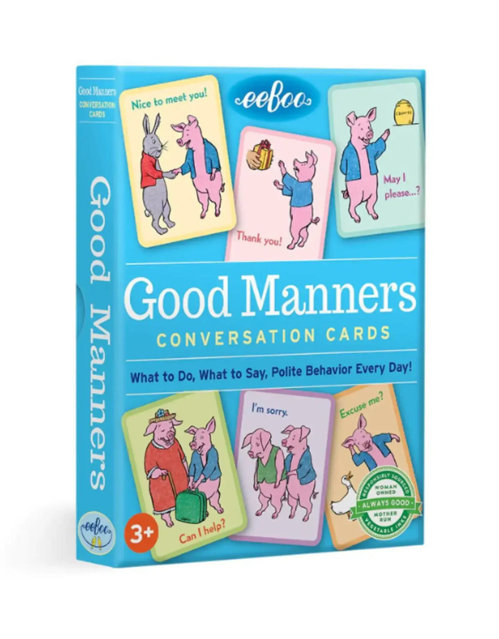 eeBoo Good Manners Conversation Cards