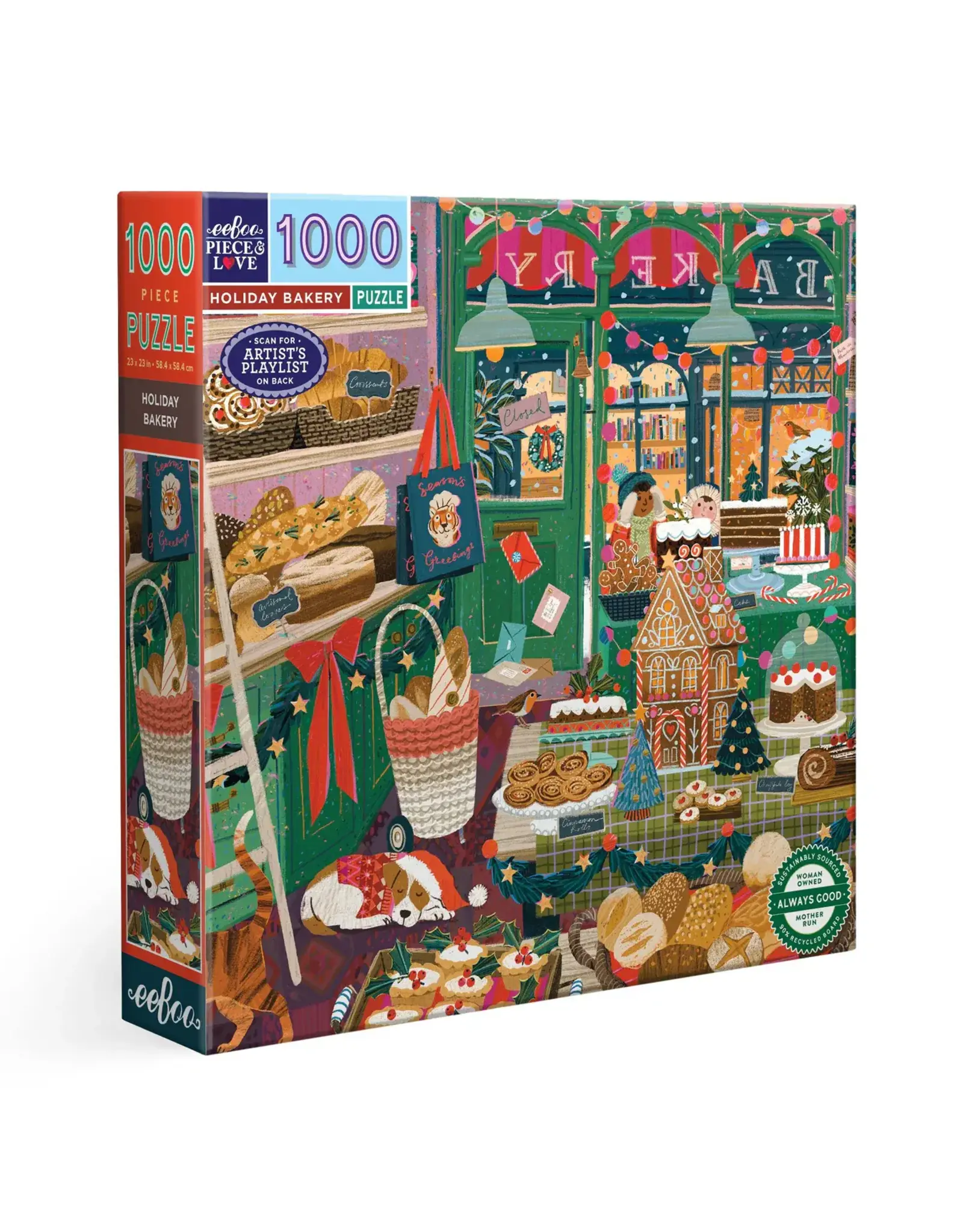 eeBoo Holiday Bakery 1000pc