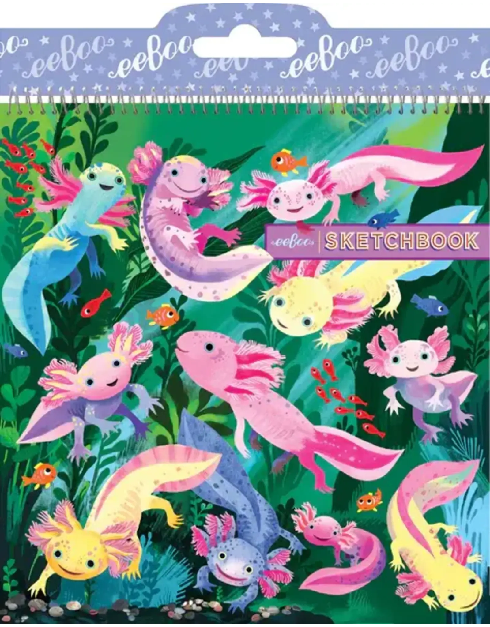 eeBoo Axolotl Square Sketchbook