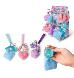 Fluffy Fidget Keychains