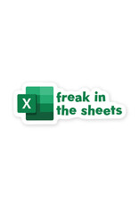 Freak in the Sheets Sticker