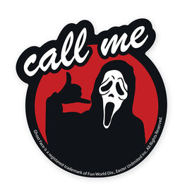 Ghost Face Call Me Sticker