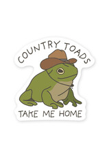 Country Toad Sticker