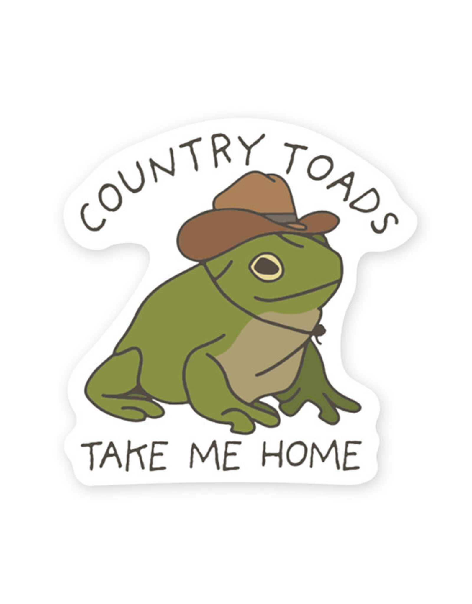 Country Toad Sticker